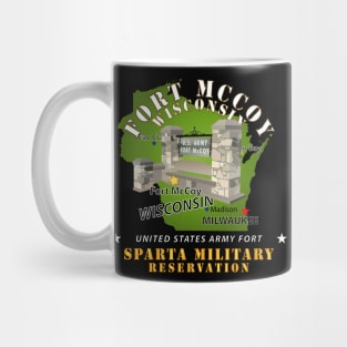 Ft McCoy WI - Sparta Military Resv - White Mug